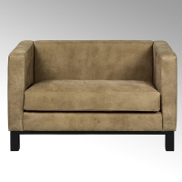 Lambert Bella, Sofa, Leder Afrika, taupe