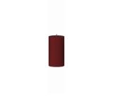 Lambert Kerze, zylindrisch, H 12 cm, D 8 cm, burgunder