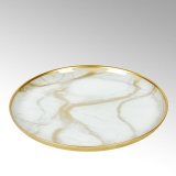 Lambert Achat Teller, gold, D28 cm